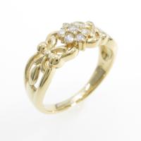 K18YG ダイヤモンドリング