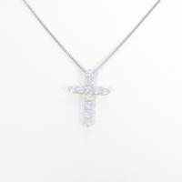 PT クロス ダイヤモンドネックレス