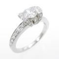 ティファニー リボン リング 0．41ct・G・VS1・EXT