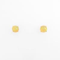 K18YG オパールピアス