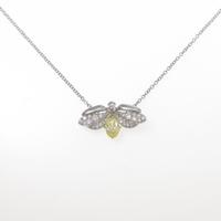 ティファニー ダイヤモンドネックレス 0．30ct・FIY・IF・マーキスカット5％引き