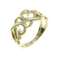 ティファニー トリプルラビングハート リング