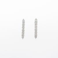 【リメイク】K18WG ダイヤモンドピアス