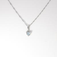 PT ハート アクアマリンネックレス20％引き