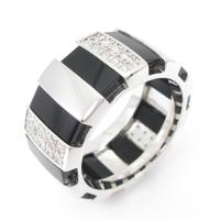 K18WG オニキスリング