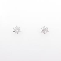 プラチナダイヤモンドピアス 0．405ct・0．421ct・D・SI1・VG10％引き