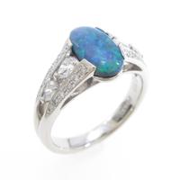 PT ブラックオパールリング