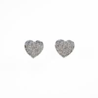 ポンテヴェキオ ハート ダイヤモンドピアス