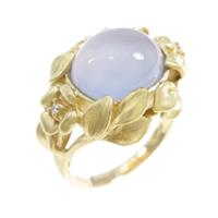 750YG カルセドニーリング