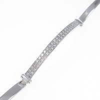 K18WG ダイヤモンドブレスレット