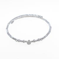 K18WG ダイヤモンドバングル