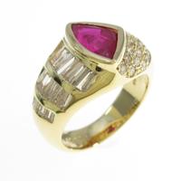 K18YG ルビーリング