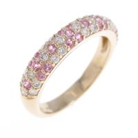 ポンテヴェキオ ピンクサファイヤリング