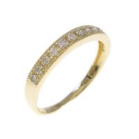 K18YG ダイヤモンドリング