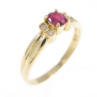 K18YG ルビーリング10％引き