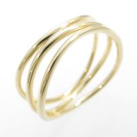 ティファニー ウェーブ3ロウ リング