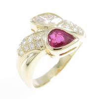 K18YG ルビーリング