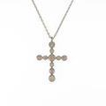カシケイ クロス ダイヤモンドネックレス