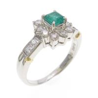 PT／K18YG エメラルドリング