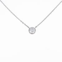 PT ソリティア ダイヤモンドネックレス