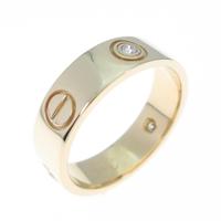 カルティエ ラブリング ハーフダイヤ