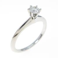 ティファニー クラシックソリティア リング 0．26ct・I・VVS2・3EXT