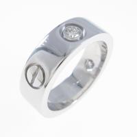 カルティエ ラブリング ハーフダイヤ