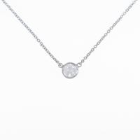 ティファニー バイザヤード ネックレス 0．29ct・F・VS2・3EXT
