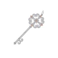 ティファニー エンチャント クアトラ ハート キー ペンダント