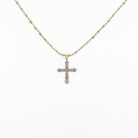 エテ クロス ダイヤモンドネックレス