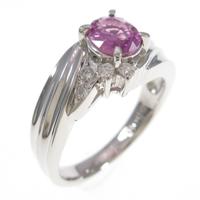 PT ピンクサファイヤリング