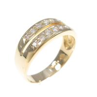 K18YG ダイヤモンドリング