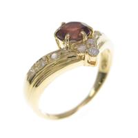 K18YG トルマリンリング