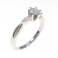 プラチナダイヤモンドリング 0．255ct・D・VS2・3EXT H＆C