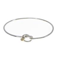 ティファニー フラットワイヤー フック＆アイ ハート ブレスレット