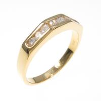 18KYG ダイヤモンドリング