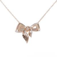 ダミアーニ フィオッコ リボン ダイヤモンドネックレス