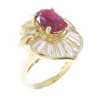 750YG ルビーリング