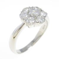 PT フラワー ダイヤモンドリング