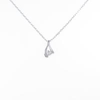 K18WG ダイヤモンドネックレス