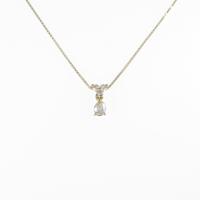 K18YG ダイヤモンドネックレス