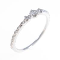 K18WG ダイヤモンドリング