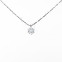 プラチナダイヤモンドネックレス 0．261ct・E・VS1・VG