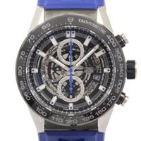 タグ・ホイヤー CAR2A1T．FT6052 カレラ・キャリバーホイヤー01クロノ・ブルータッチエディション 自動巻