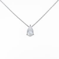 プラチナダイヤモンドネックレス 1．169ct・D・SI2・ペアシェイプ