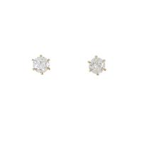 K18YG ダイヤモンドピアス 0．262ct・0．272ct・E・SI2・VG?GOOD