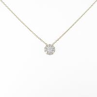 ヴァンドーム ダイヤモンドネックレス 0．162ct・D・SI1・EXT