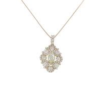 K18PG ダイヤモンドネックレス 0．517ct・M・SI1・マーキスカット5％引き