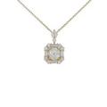 【新品】K18YG ダイヤモンドネックレス 0．318ct・G・SI2・VG