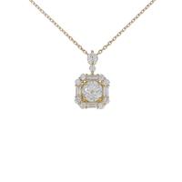 【新品】K18YG ダイヤモンドネックレス 0．318ct・G・SI2・VG